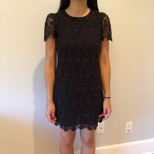 Juicy Couture black lace t shirt dress